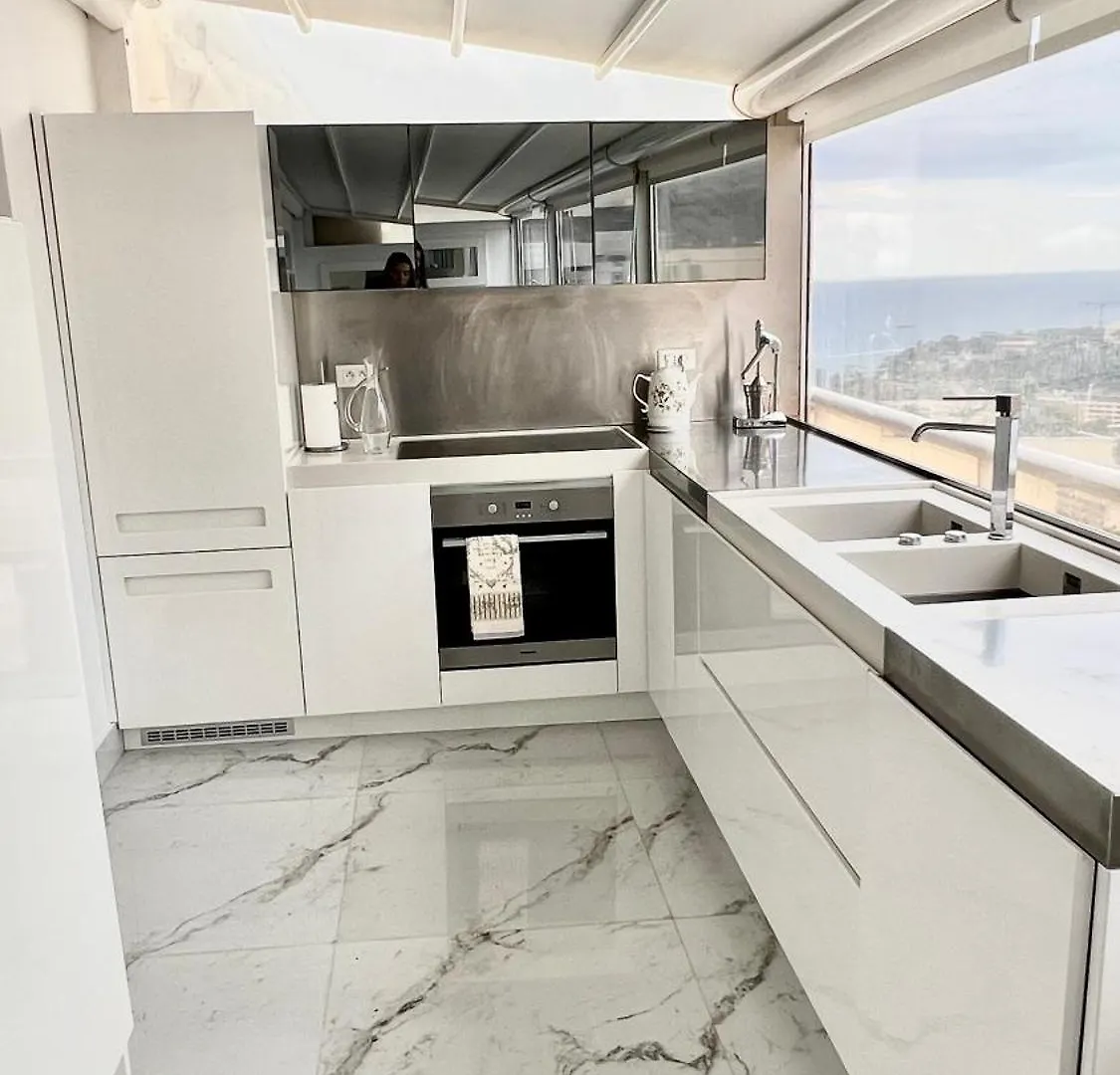 Penthouse Monte-Cristo 150M2, Parking & View Apartment Beausoleil France