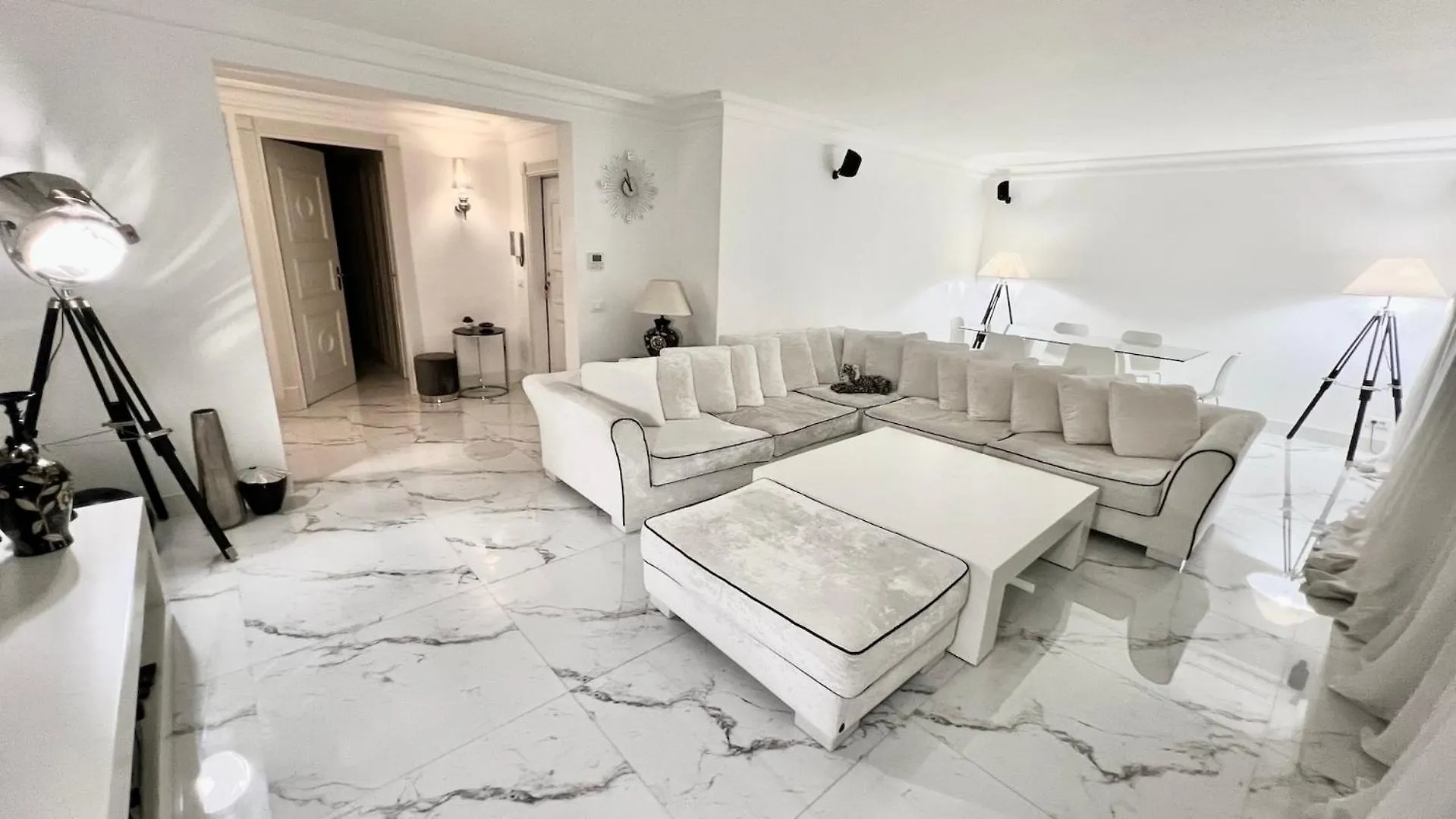 보솔레이 Luxury Sea View Penthouse, Monaco Border, 150M2, Parking 아파트